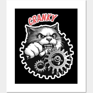 Cranky Cat Posters and Art